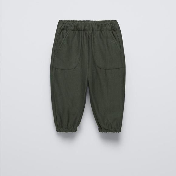 Zara Baby Textured Pants - Picture 1 of 1